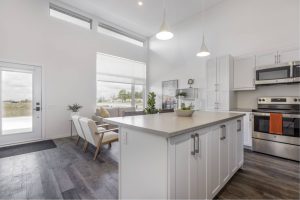 Wellings of Brooks One-Bedroom Stargazer Kitchen