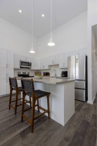 Wellings of Brooks One-Bedroom Stargazer Kitchen