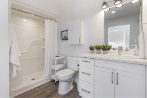 Wellings of Brooks Two-Bedroom Zodiac Washroom