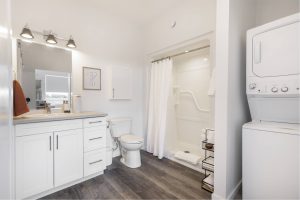 Wellings of Brooks One-Bedroom Stargazer Washroom