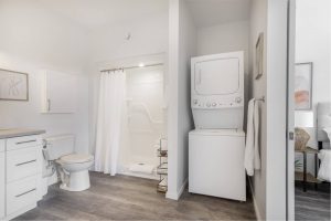 Wellings of Brooks One-Bedroom Stargazer Washroom